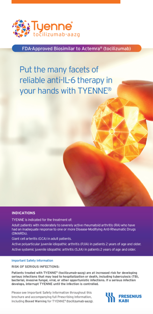 Thumbnail of the TYENNE HCP Brochure